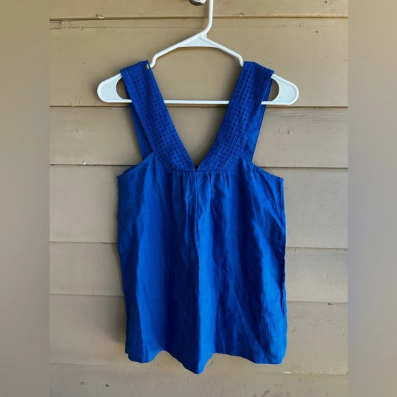 J. Crew Factory - Lightweight Summer Linen Blouse - Women's Size 00 - Picture 1 of 4